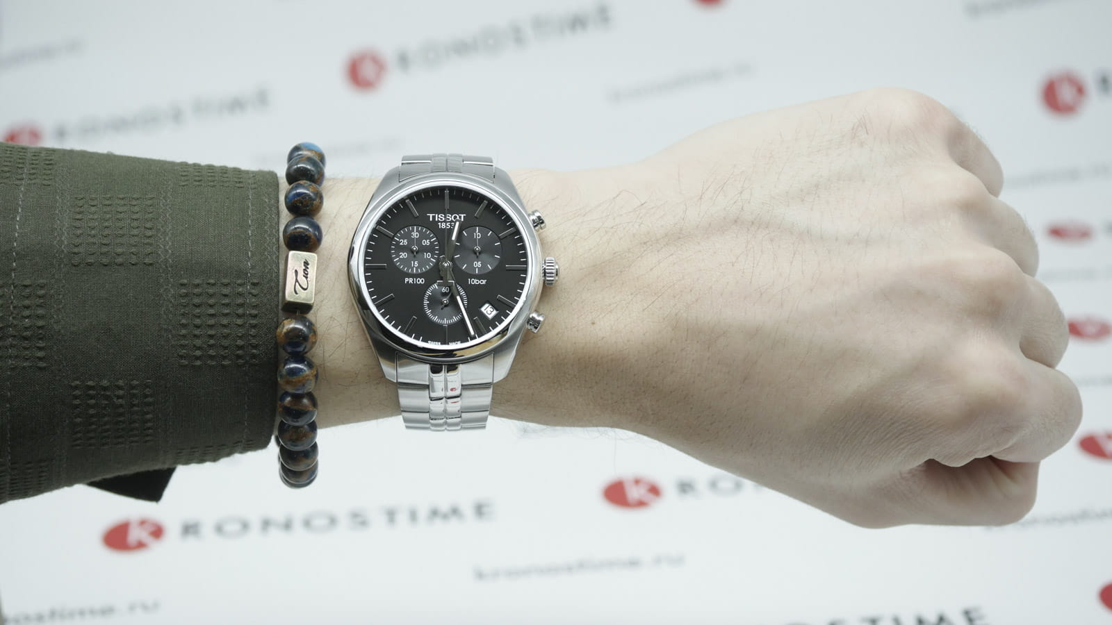 Tissot Tissot PR 100 Сhronograph T101.417.11.051.00 PR 100 — детали корпуса и нержавеющая сталь